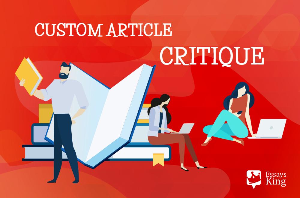 Custom Article Critique Writing Service for Students